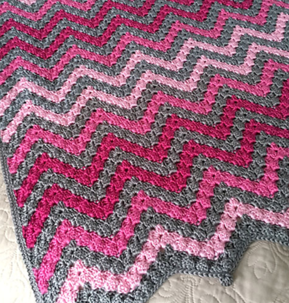 Vintage Rippling Block Pattern