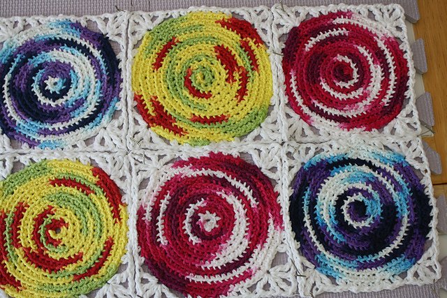 Circles Throw Crochet