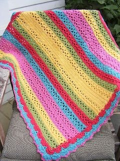 Summer Stripes Afghan Pattern