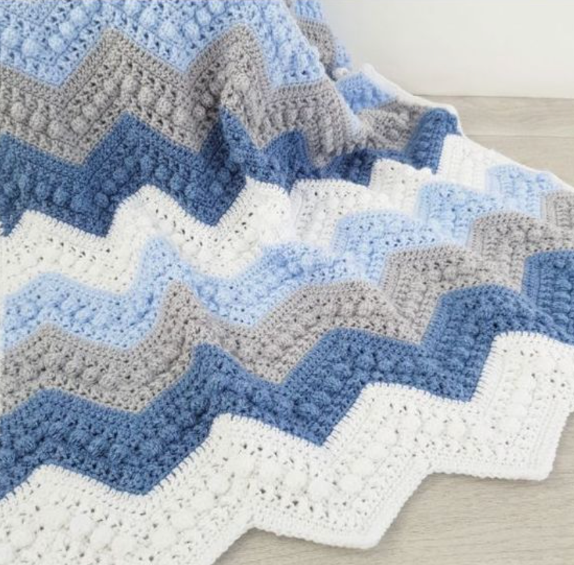 Crochet hugs and kisses blanket sale