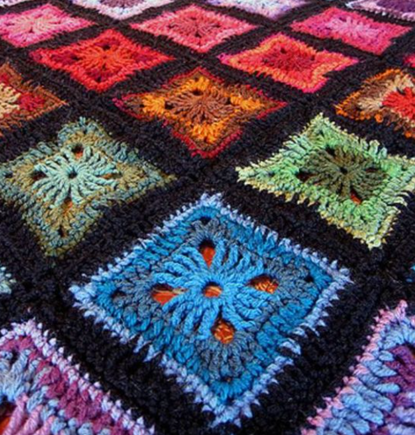 Spectrum Throw Crochet Pattern