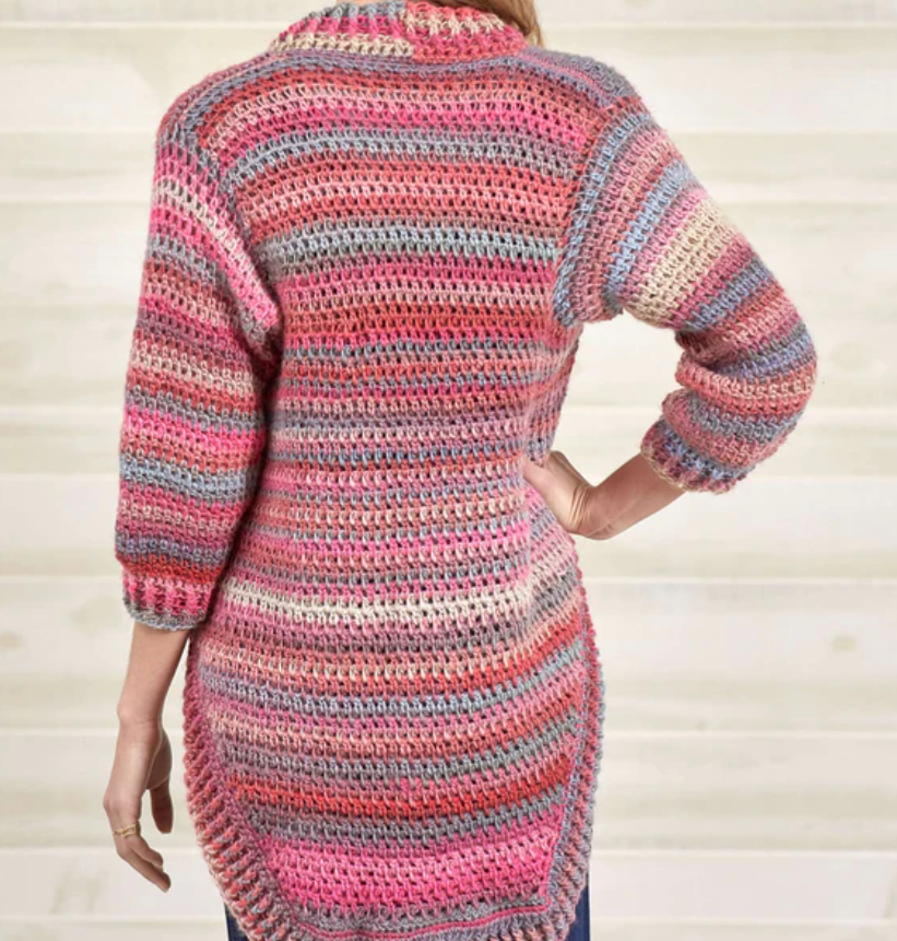 Season-Spanning Crochet Shrug  Pattern