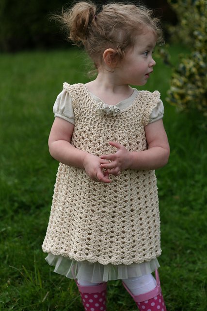 Beautiful Crochet Baby Dress