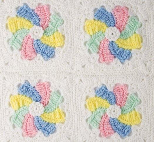 Perfect Pinwheels Baby Blanket Pattern